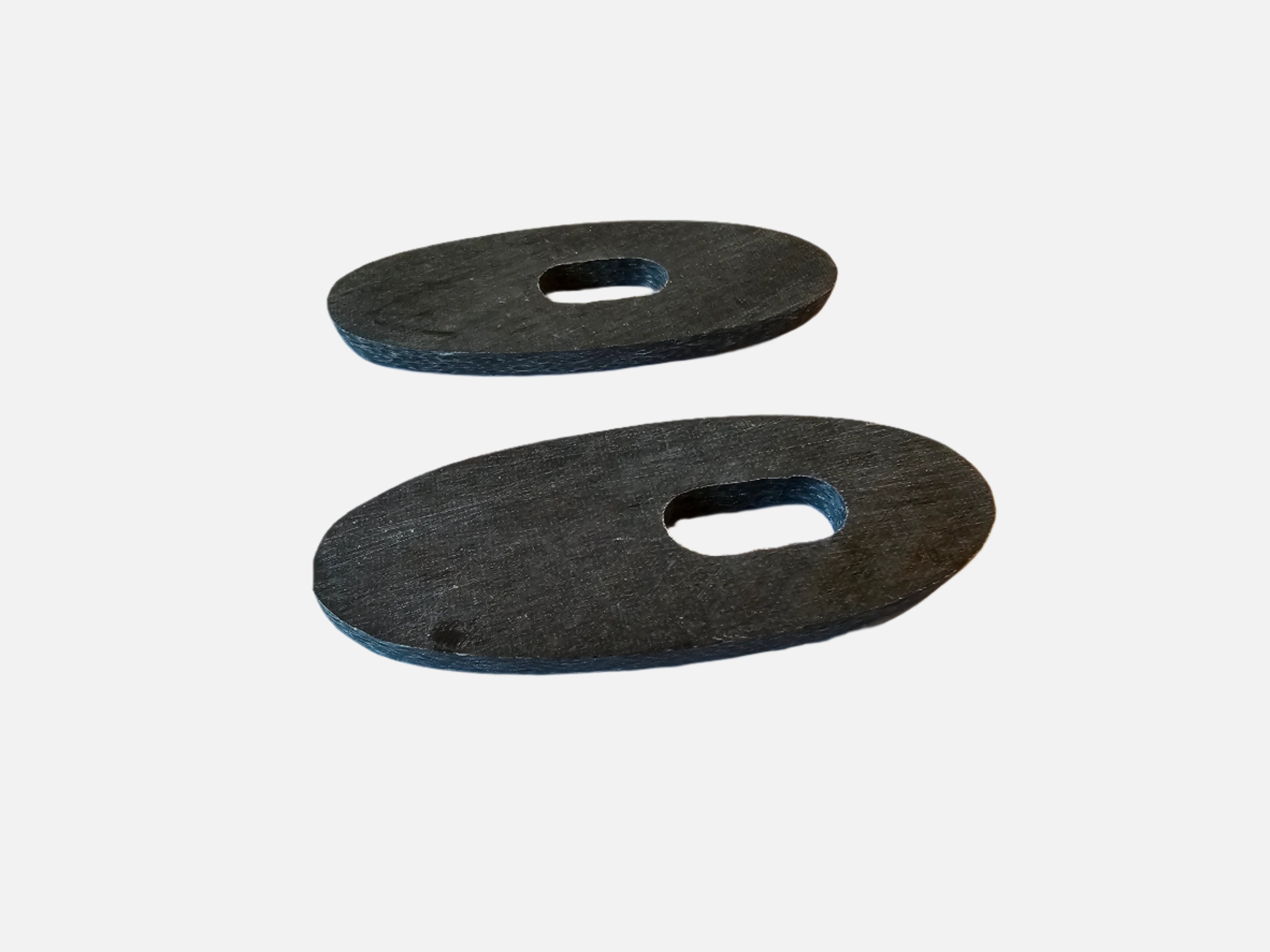 Carbon Oval Washer Set for foil mounting